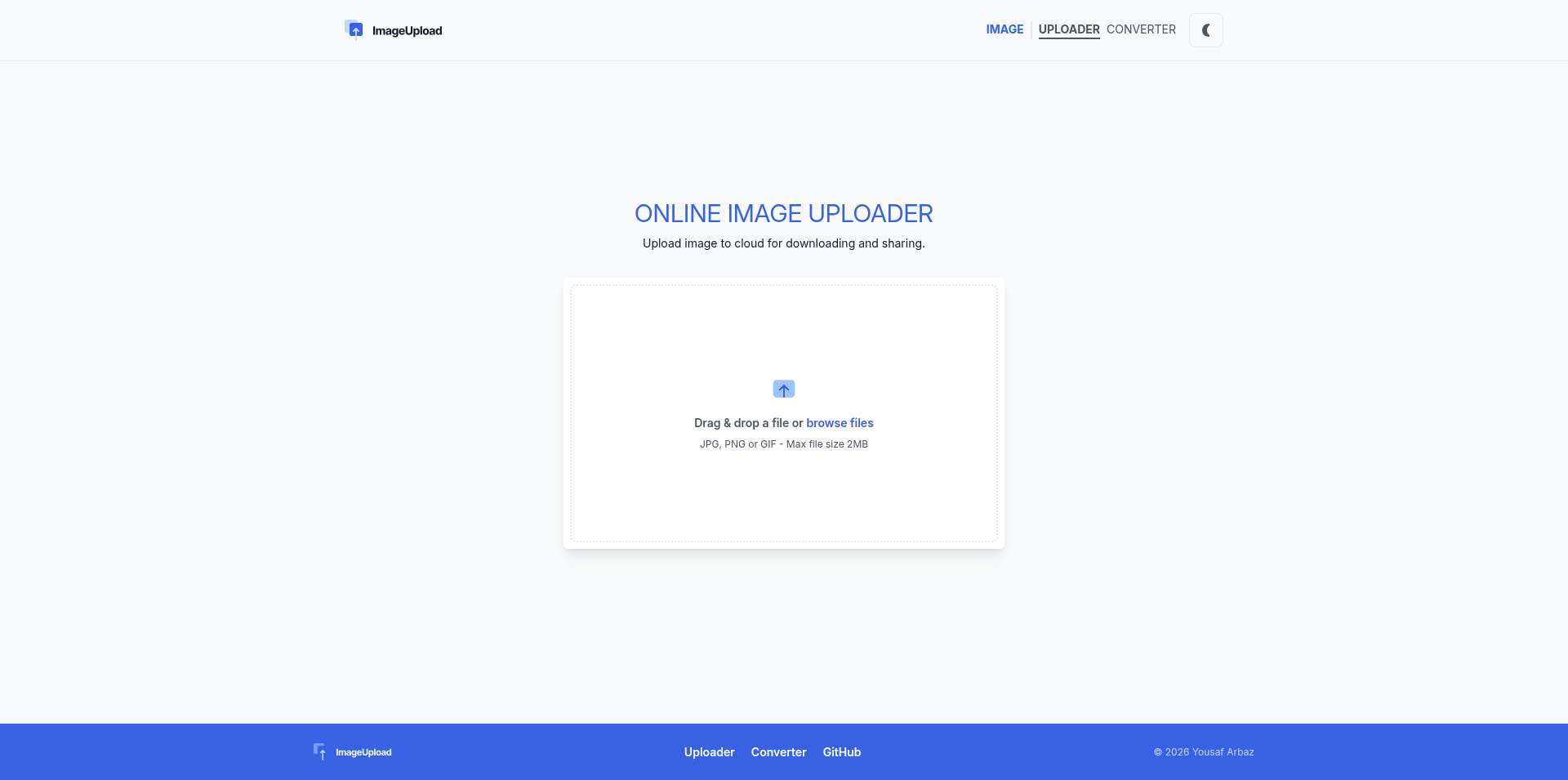 Drag-and-drop uploads